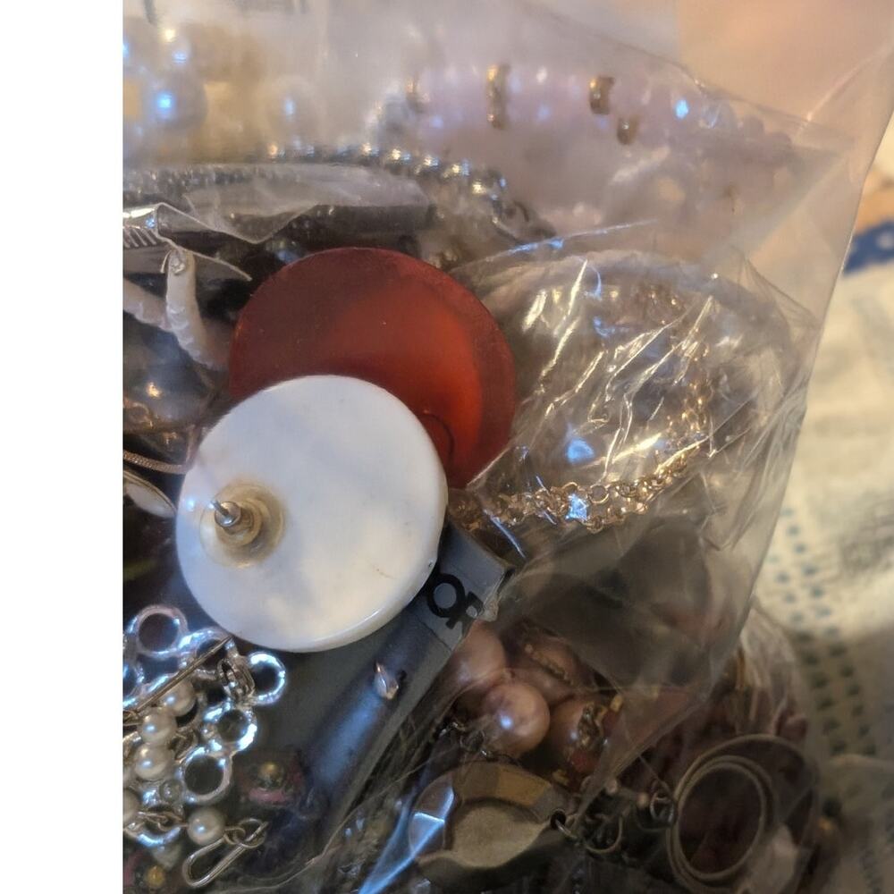 Jewelry Lot Rae Repurpose Bag 4 Plus Lbs Beads/Craft/Repurpose Pieces